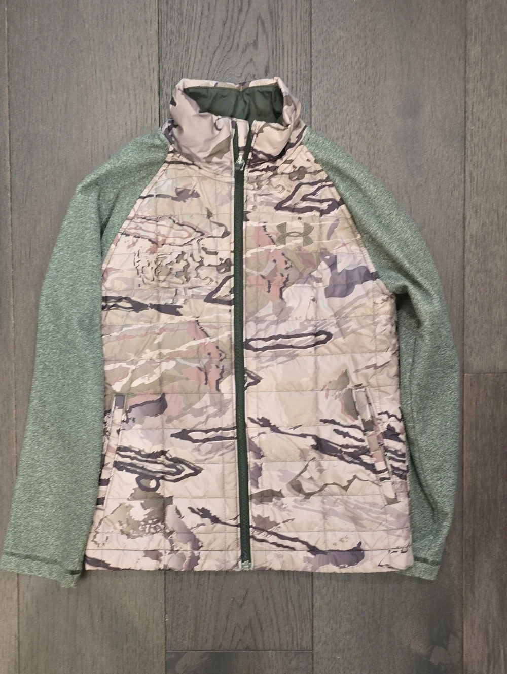 Bundle Under Armor Jacket And Columbia Kids' Lightweight Black Packable Jacket